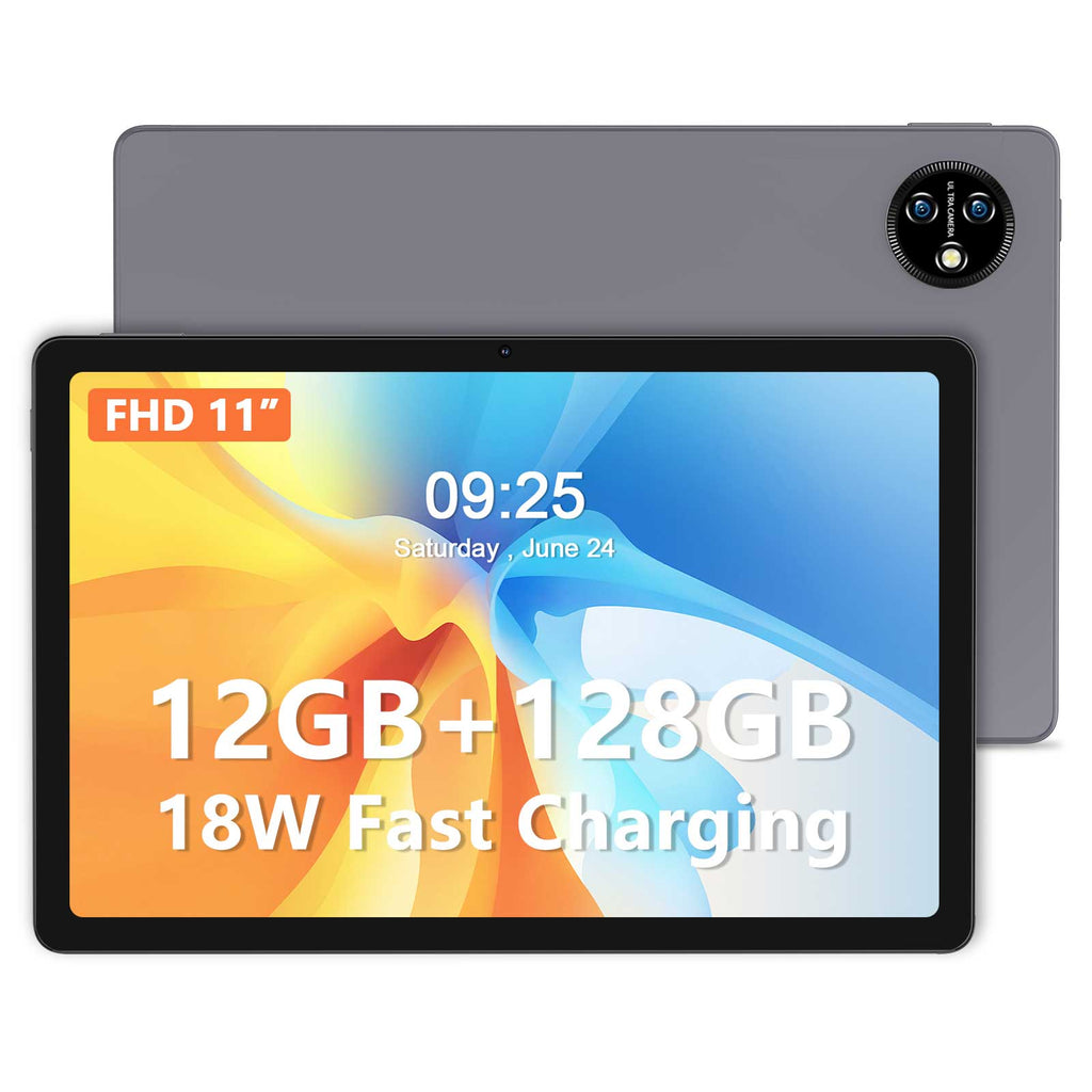HiMex 11" Tablet -1920x1200 FHD Display, 6GB+128GB, Android 14 Work & Study