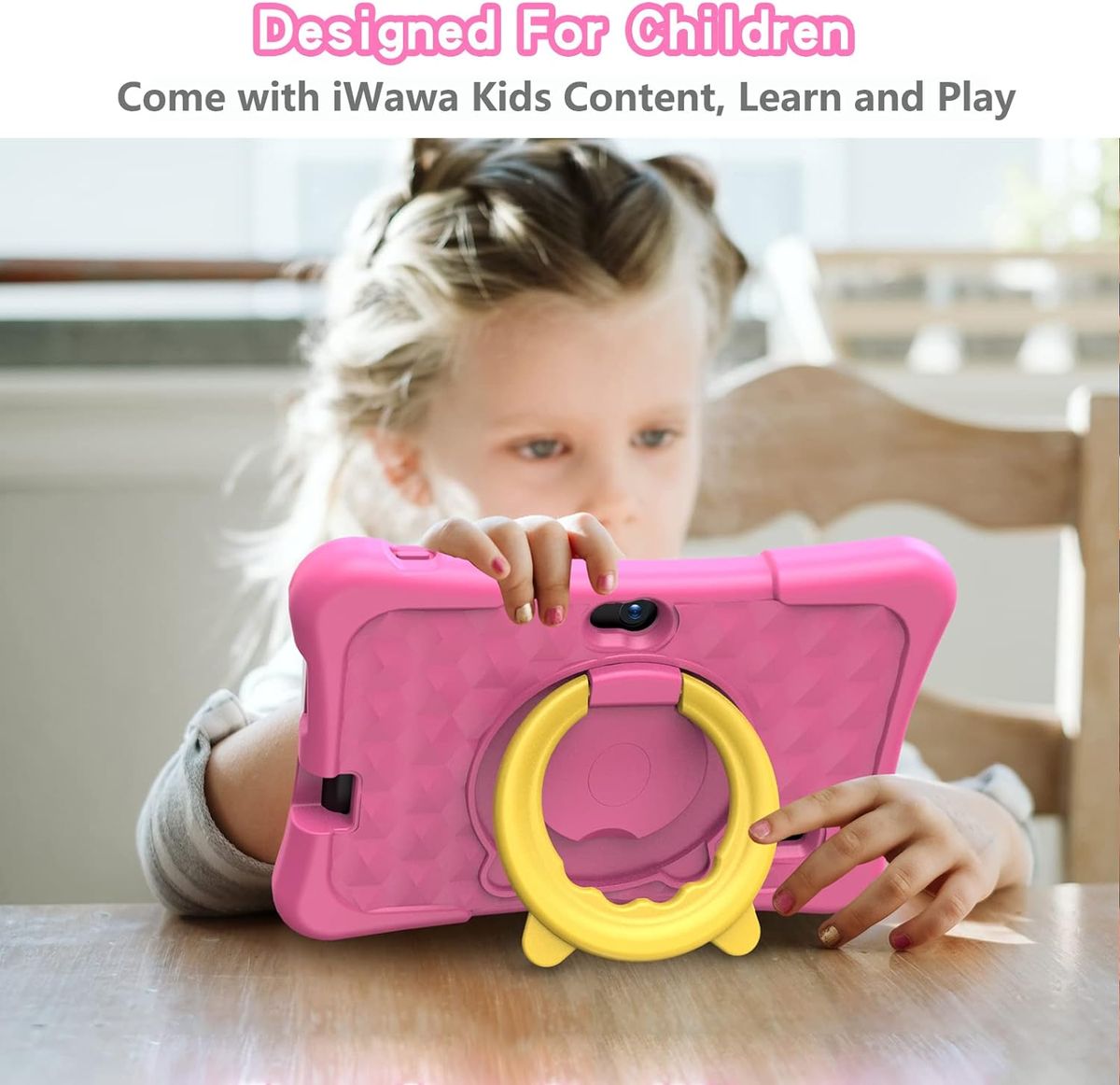 Pritom Smart Tablet for Kids 7" with WiFi 2GB RAM 32GB ROM Parental Control