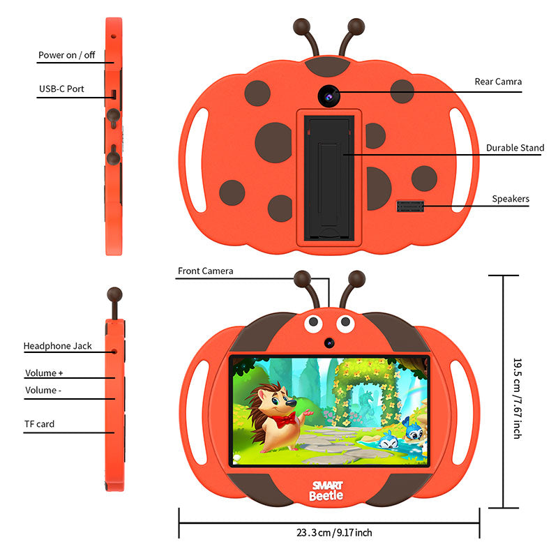HiMex 7" Kids Tablet - Android 11, Parental Control, For Educational