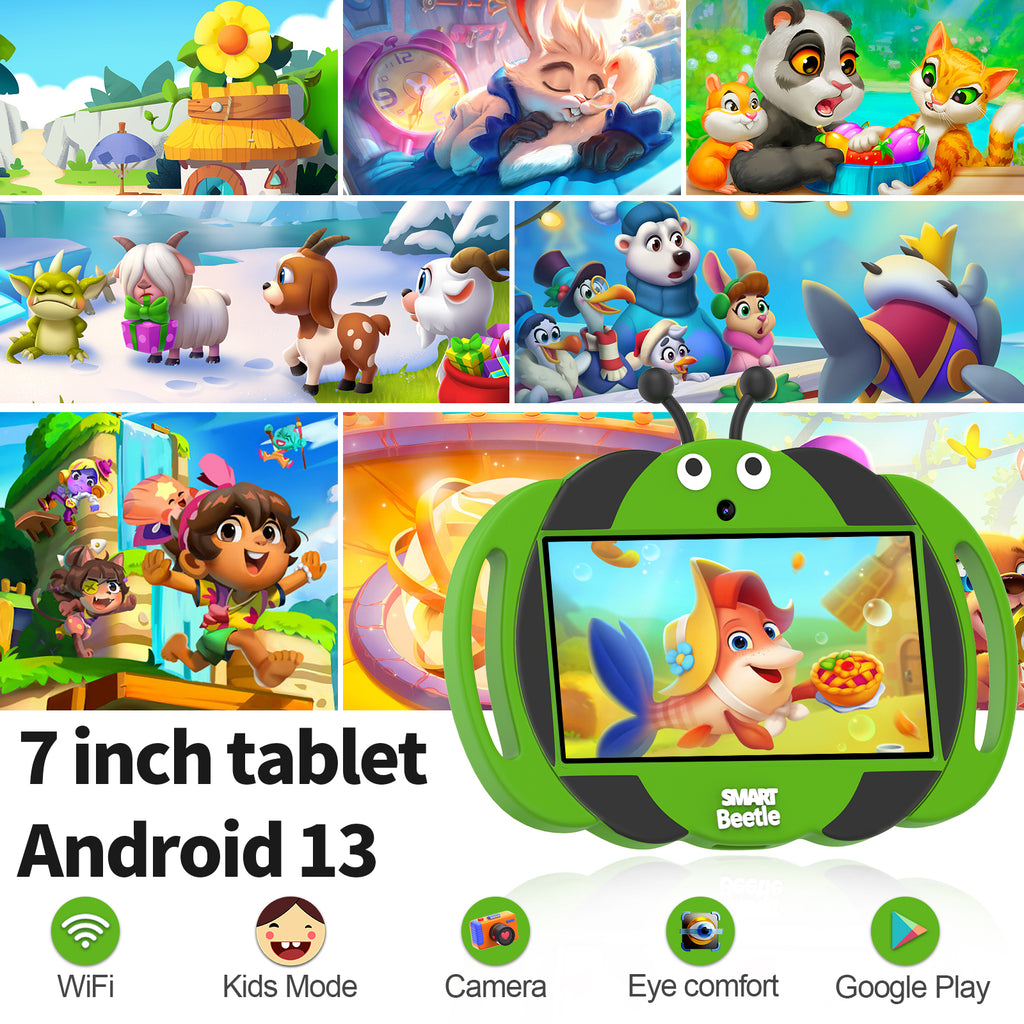 HiMex 7" Kids Tablet - Android 11, Parental Control, For Educational