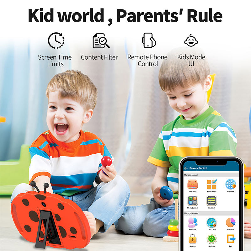 HiMex 7" Kids Tablet - Android 11, Parental Control, For Educational