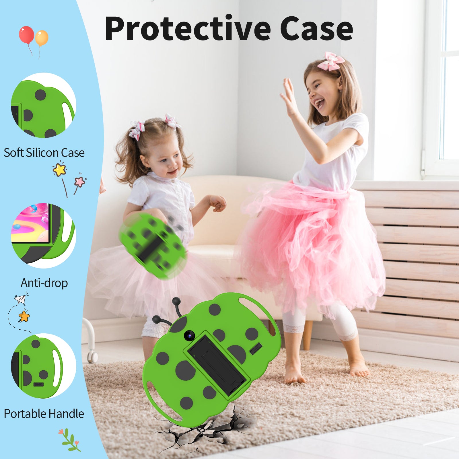 HiMex 7" Kids Tablet - Android 11, Parental Control, For Educational